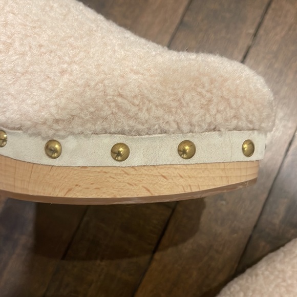 Faux fur and leather lining clogs NEW - Picture 5 of 10